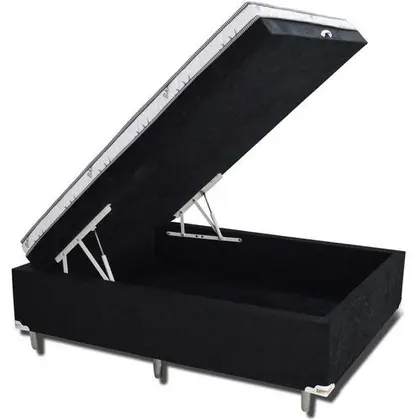 Conjugada Casal de mola baú 1,38 x 1,88 Fc Colchões - Imagem 3