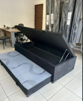 Bicama Solteiro Auxiliar Fc Colchões com baú 1,88 x 0,88 - Imagem 4