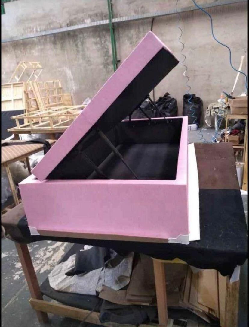 Cama Box Baú Solteiro Fc Colchões 0,88 x 1,88 - Imagem 3